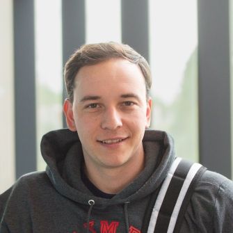 Mature male student. 