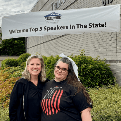 Laura Bourmatnov and Kelsey Morgan