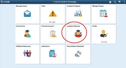 ctcLink Student Homepage