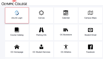 ctcLink Student Homepage