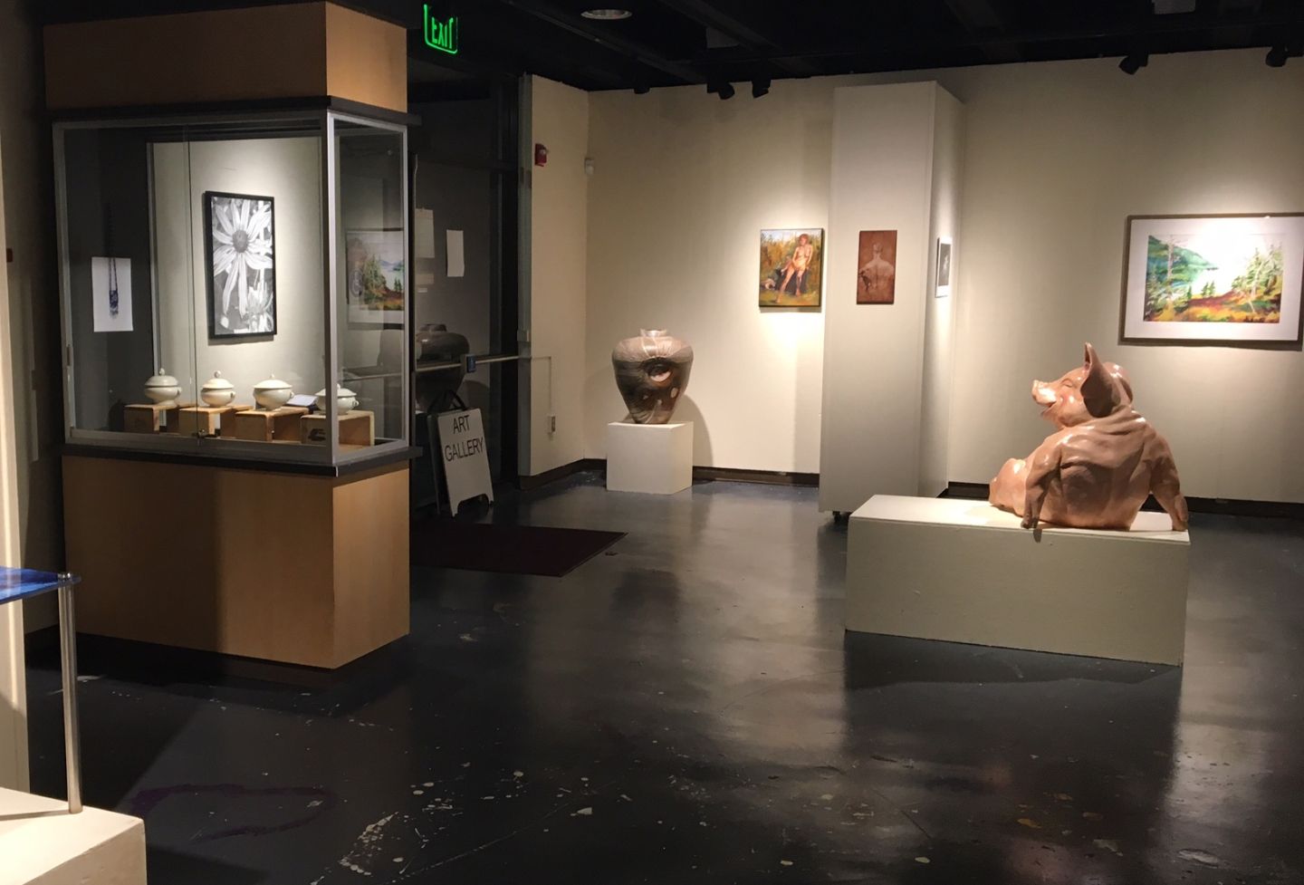 Olympic College art gallery