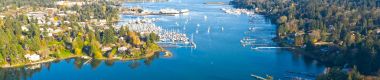 Aerial view of Bainbridge Island